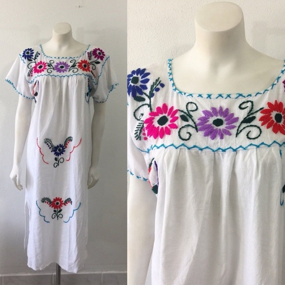 vintage mexican dress